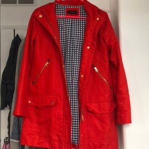 J. Crew red coat/jacket